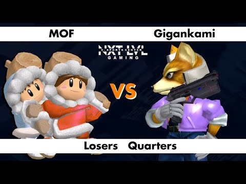NXT LVL Gaming 7 - Losers Quarters - MOF (Ice Climbers) vs Gigankami (Fox) - SSBM Smash Melee