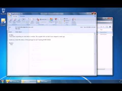 MSG To Doc Converter Software