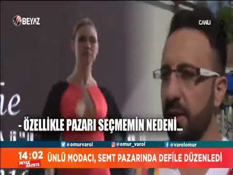 Ünlü Modacı Mehmet Sait Dalmış Pazar Yerinde Defile Düzenledi