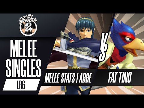Melee Stats | Abbe vs. Fat Tino - Melee Singles LR6 - Fete 2