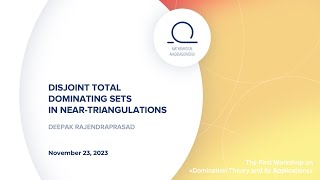 Disjoint total dominating sets in near triangulations