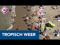 Mooi weer, dus drukte op de stranden - OMROEP WEST