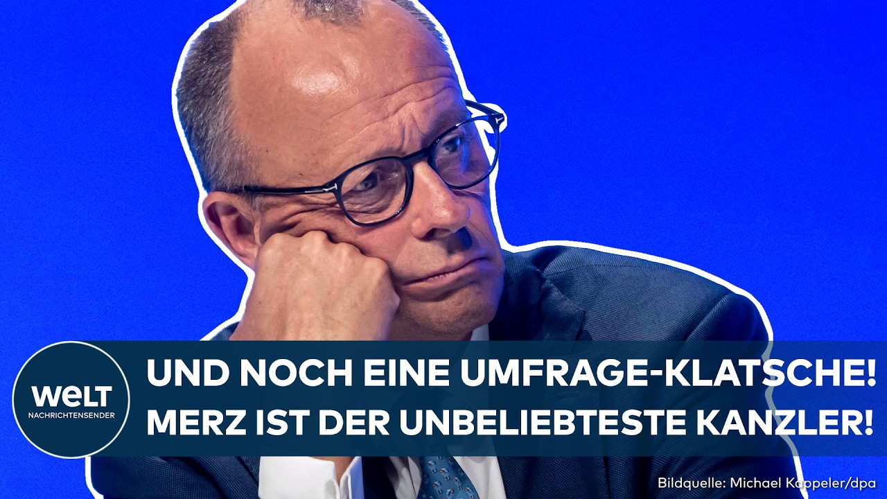 DEUTSCHLAND: Noch eine Umfrage-Klatsche! Merz' Unbeliebtheit erreicht neuen Höhepunkt