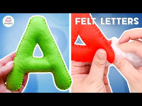 Felt Alphabet Letters