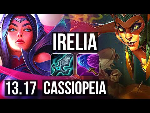 IRELIA vs CASSIOPEIA (MID) | 2.6M mastery, 900+ games, 10/3/6 | EUW Diamond | 13.17