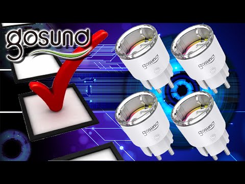 Gosund Nitebird Dvigubas išmanusis kištukas WiFi Gosund SP211 3500W 16A video