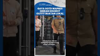 Beginilah Gaya OOTD Gibran Rakabuming Raka yang Tampil Keren dengan Outfit Buatan Lokal