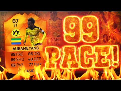 99 PACE MOTM AUBAMEYANG!!! FIFA 16 ULTIMATE TEAM