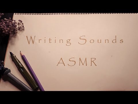 3개언어로 글씨쓰는 소리 ASMR [꿀꿀선아]suna asmr,音フェチ,(만년필,연필,샤프,볼펜)