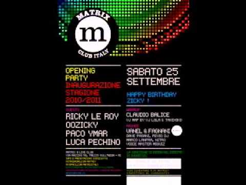 Paco Ymar e Luca Pechino - 25-09-2010 - @Matrix (Apertura stagione 2010 - 2011)
