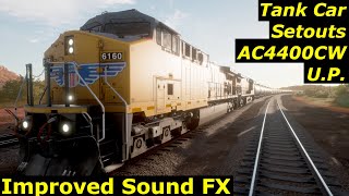 Tank Car Setouts - AC4400CW UP || Train Sim World 2 - Cane Creek: Thompson - Potash Route
