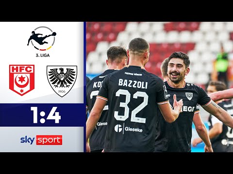 Duell der Torjäger: Batmaz mit Doppelpack | Hallescher FC - Preußen Münster | 3. Liga 2023/24