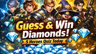 Yesterday’s Winner & Today’s Quiz! Easy Challenge for Diamonds | Mobile Legends Bang Bang। gaming