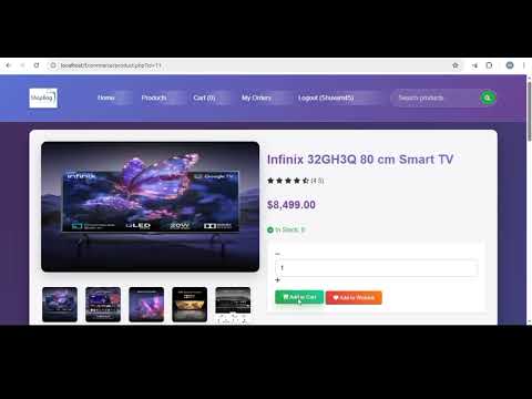 PHP E-Commerce Website Full Project | MySQL + Admin Panel