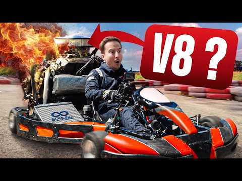 Mettre un V8 sur un KART : ça fait quoi ?