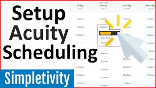 How to use Acuity Scheduling (Squarespace) - Tutorial for Beginners