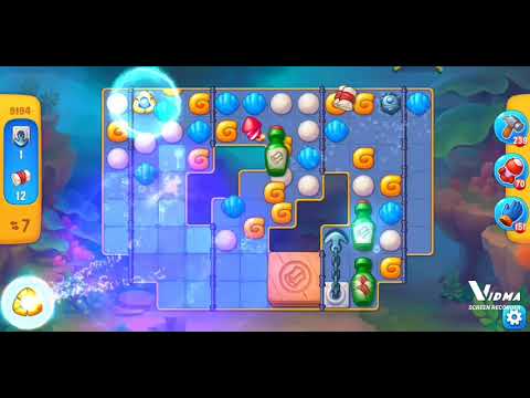 Fishdom. 9194 level no boosters and diamonds. 17 moves