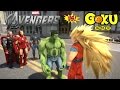 The Avengers vs Goku - Hulk, Iron Man, Captain ...