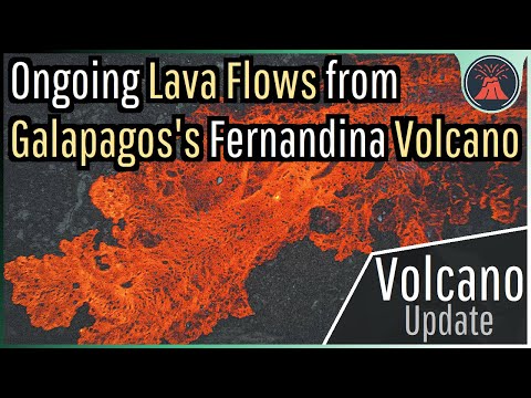 Galapagos Volcano Update; Largest Eruption in 30 Years, Ongoing Lava Flows
