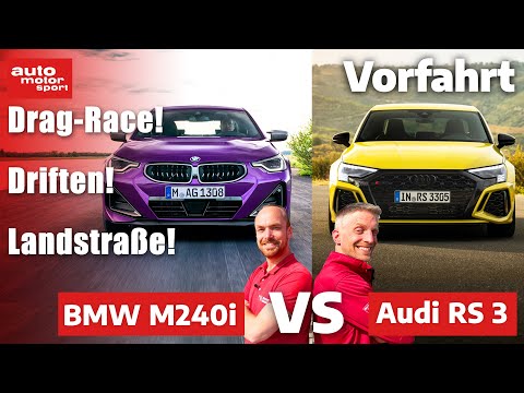 BMW M240i vs. Audi RS3: Wer ist der bessere Allrad-Sportler? Fahrbericht | auto motor und sport