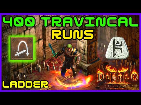 D2R 400 Ladder Travincal Magic Find Runs (Highlights)