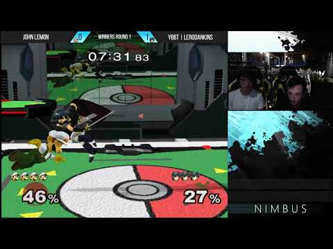 Nimbus #61 - John Lemon (ZeldaLuigi) VS YBBT | leroydankins (Marth) - SSBM Winners Round 1