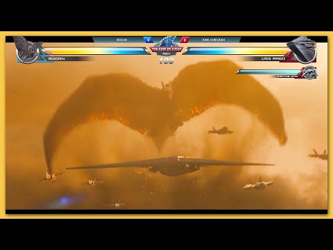Rodan & King Ghidorah with Healthbars | Concept Gameplay Video