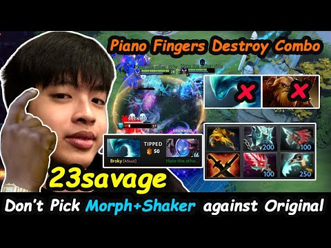 Don't Pick Morphling Shaker against Original Master 23savage Arc Warden Piano fingers vs Fnatic Moon