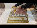 Transparent Single Saree Cover Gold Pack Of 12 Pcs