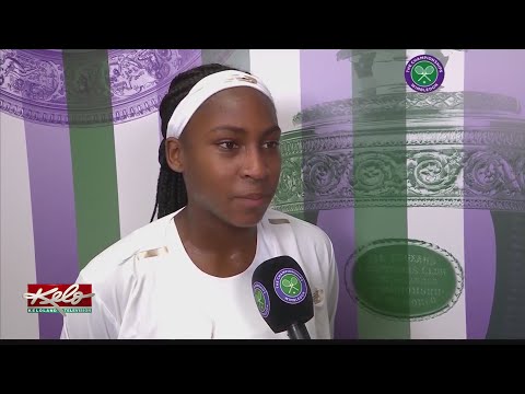Cori "Coco" Gauff in Wimbledon