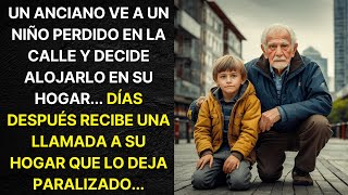 UN ANCIANO VE A UN NIÑO PERDIDO EN LA CALLE Y DECIDE ALOJARLO EN SU HOGAR. DÍAS DESPUÉS...