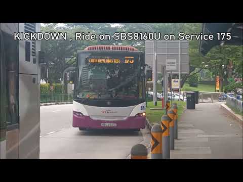 [SBST] ZF6HP502C KICKDOWNS , Ride on SBS8160U on Service 175 . Scania K230UB Euro 4 Batch 2