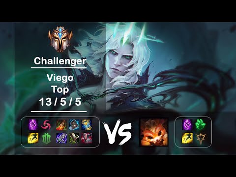 KR Challenger Top Viego vs Gnar Ep.1932