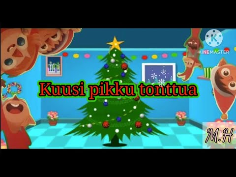 Kuusi pikku tonttua Laulu