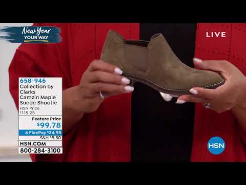 Collection by Clarks Camzin Maple Suede Shootie