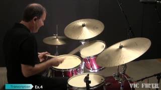 Drumset Lessons with John X: Elvin Jones Triplet Fills - Lesson #1