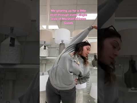 Preparando-se para um pequeno passeio por cada corredor da Marshall’s & Homegoods #marshalls #homegoods