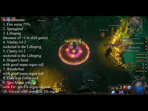 PoE 3.16 Using Righteous Fire from level 16