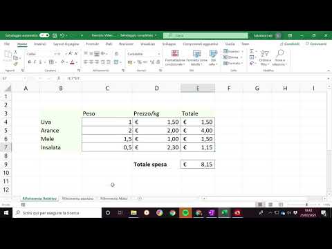 Excel: The $ Symbol, Absolute and Relative References - Part 1