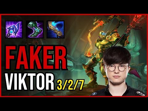 FAKER - VIKTOR vs. LUCIAN Mid | KR GRANDMASTER | PATCH 10.25