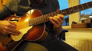 Video thumbnail for Framus 5/51 Studio small archtop 1958 by The Old Europe