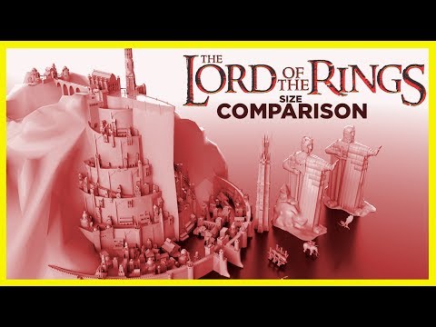⚔️ The Lord of The Rings | Real Scale in 3D ⚔️
