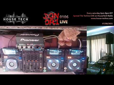 Underground techno all the way! Techno D3N0R1 0106 HouseTech Radio Live