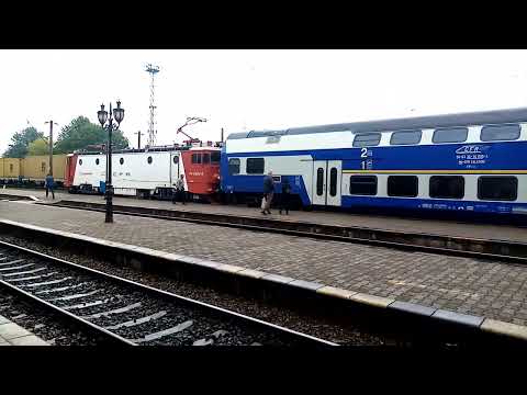 EA800 sosește in Stația Suceava cu Trenul R5432 Suceava Nord-Bacău 01.08.2022
