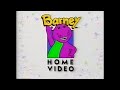 Classic Barney Home Video Previews 1988 2002
