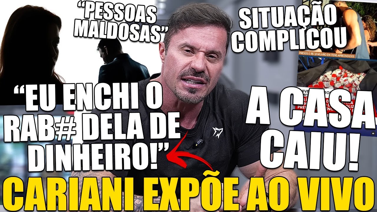 CARIANI JOGA MERD# NO VENTILADOR AO VIVO E DECIDE EXPOR TUDO O QUE FIZERAM COM ELE