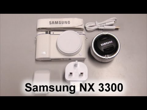 Samsung NX 3300 16-50mm kit lens + NX Bag White Unboxing