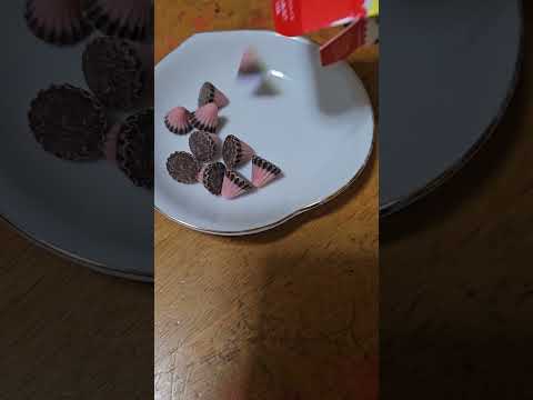 Japanese chocolate (Strawberry flavor) #shorts #japan #cute #viral #asmr