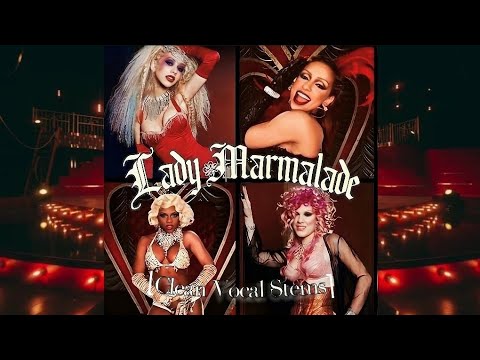 [Christina Aguilera, Lil' Kim, Mya, P!nk - Lady Marmalade] [Clean Homemade Vocal Stems]