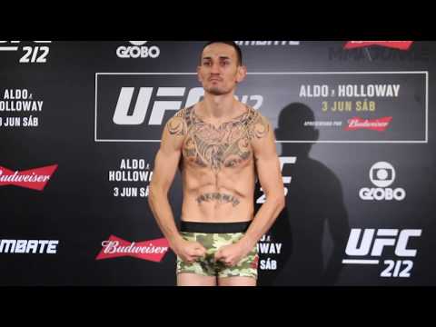 UFC 212 main event official weigh-ins